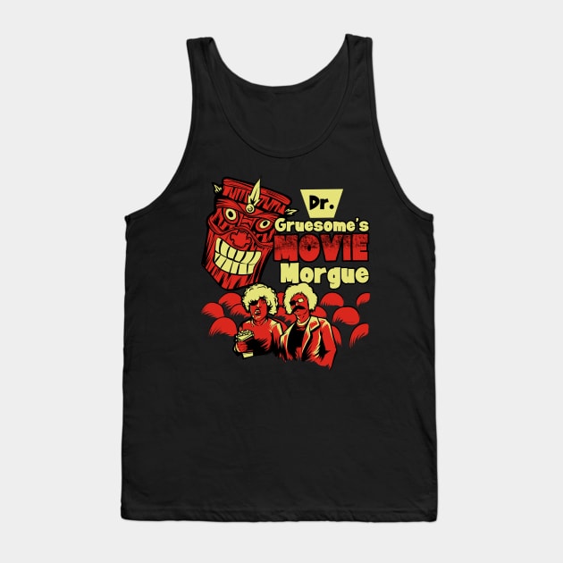 Dr. Gruesome's Movie Morgue Tank Top by itsalivestudios